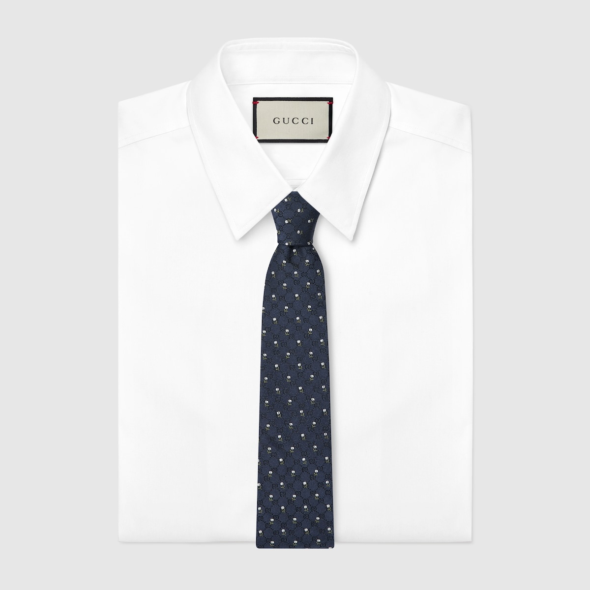 GG silk jacquard tie - 2