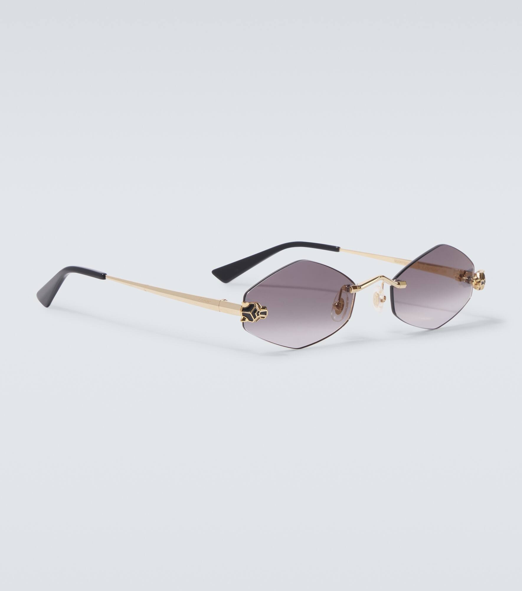 Panthère De Cartier oval sunglasses - 4