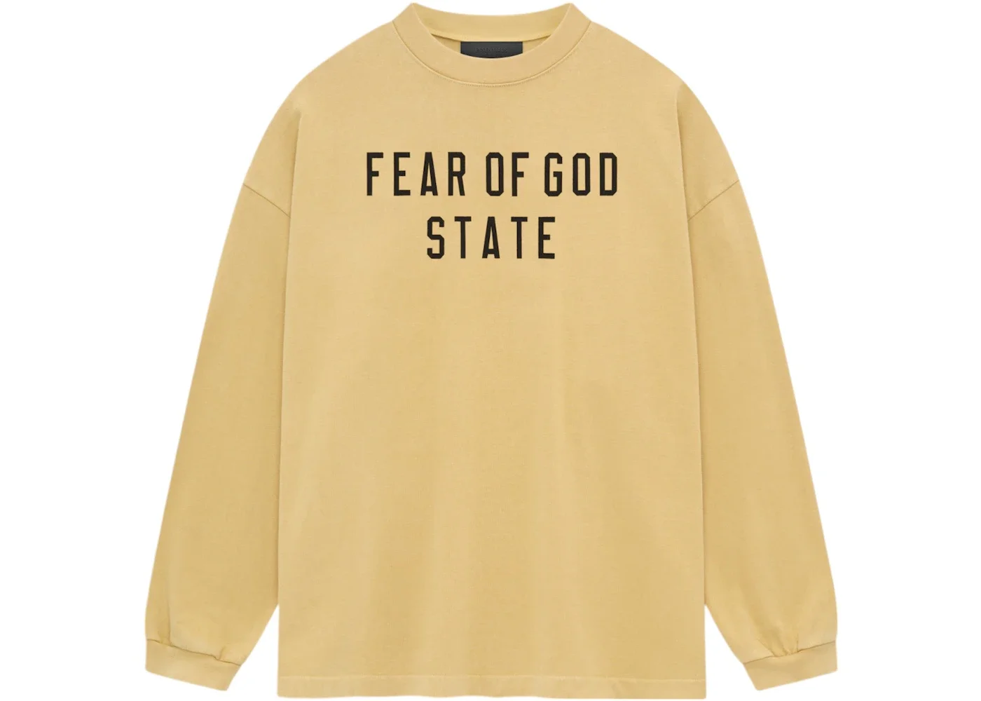 Fear of God Essentials Heavy Longsleeve Tee Amber - 1