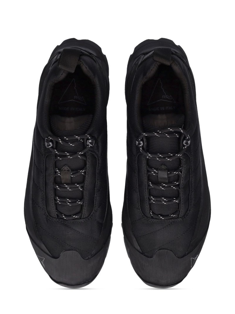 Katharina tech & leather sneakers - 5