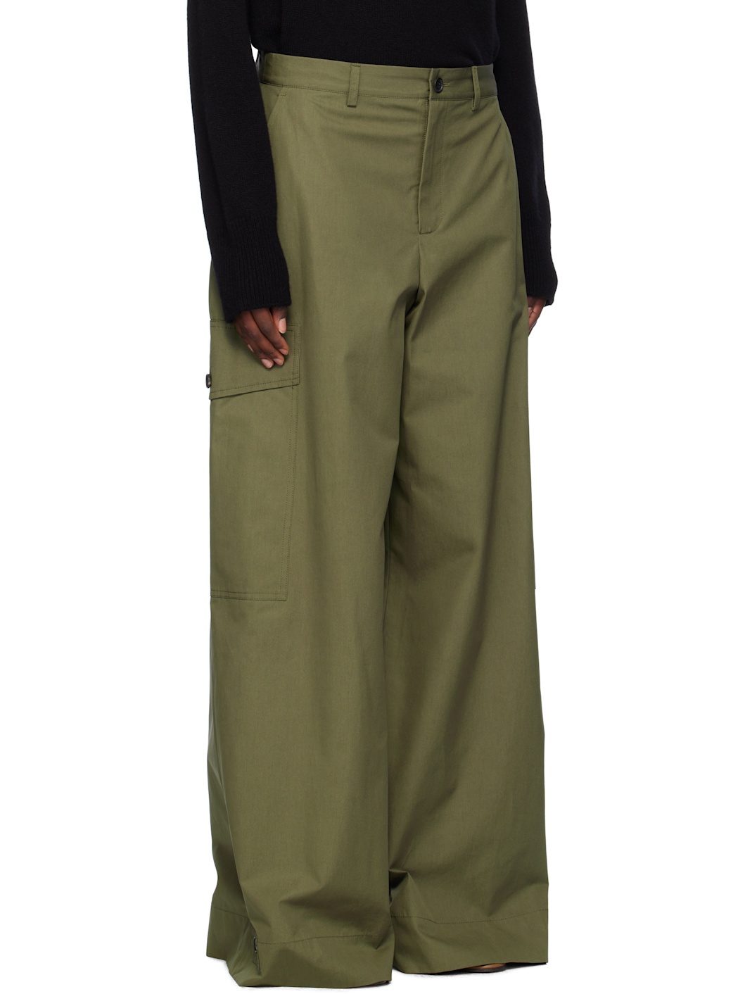 Khaki Stein Trousers - 2