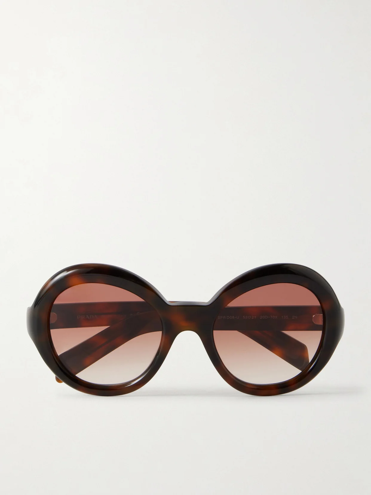 Round-frame Acetate Sunglasses - 1