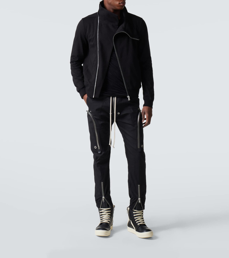 Rick Owens Bauhaus cotton-blend poplin slim pants outlook