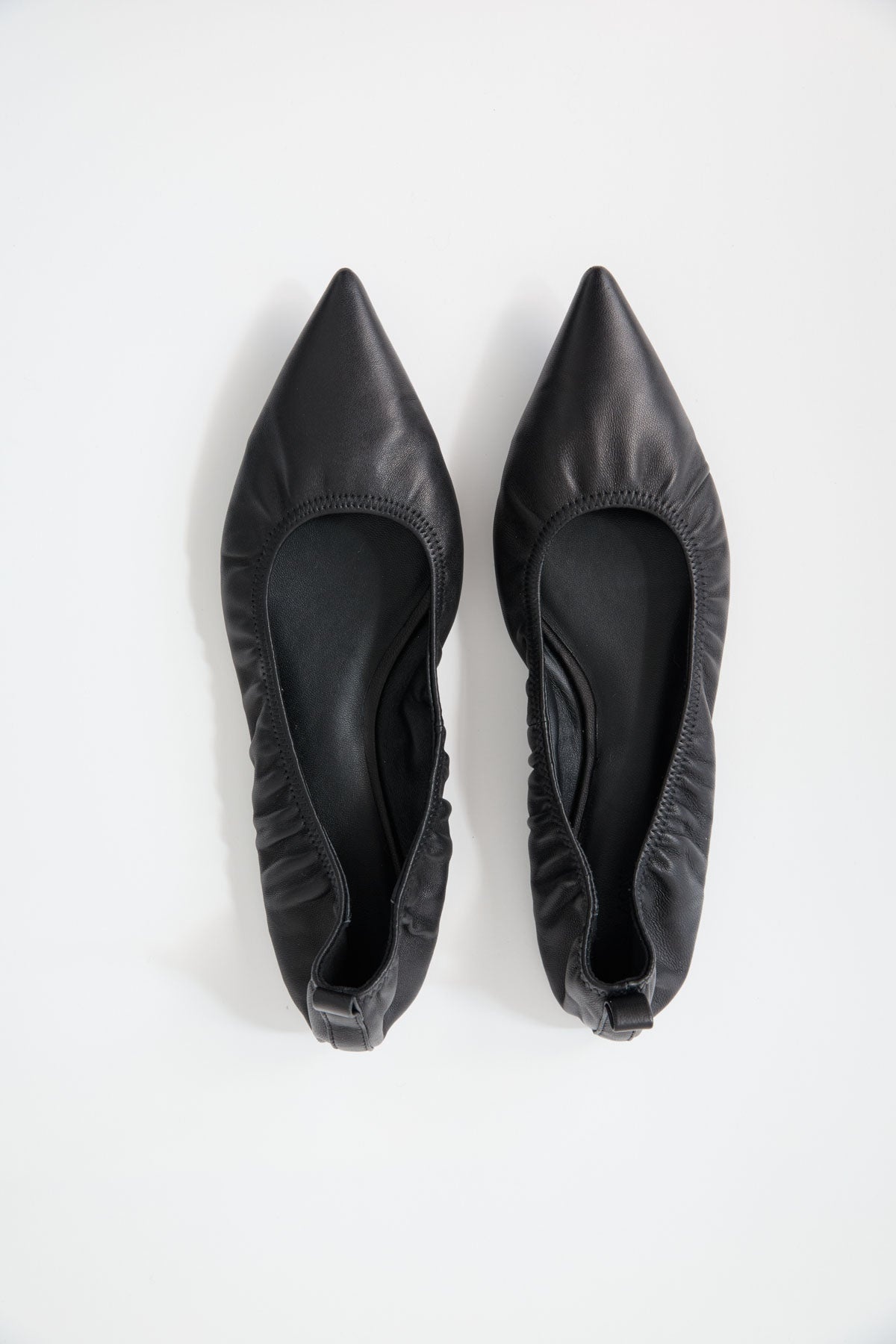 Soft Leather Flat - Black - 4