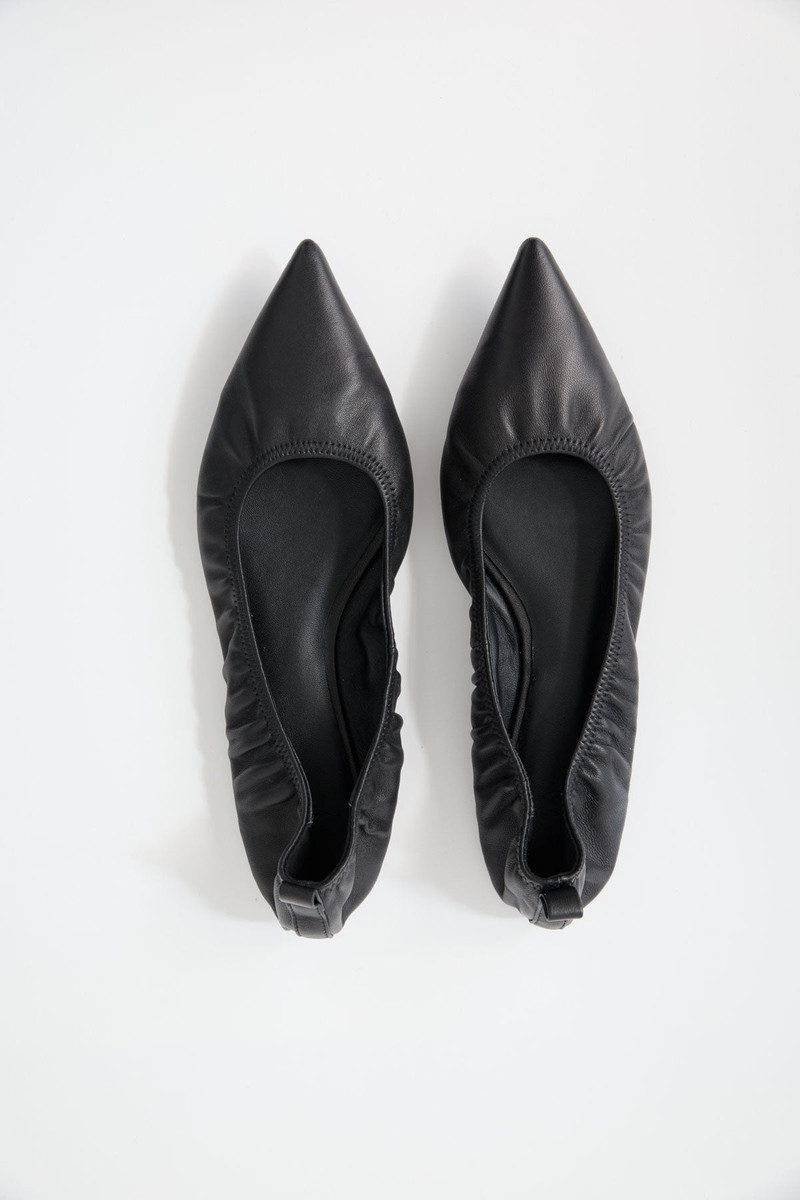 Soft Leather Flat - Black 4