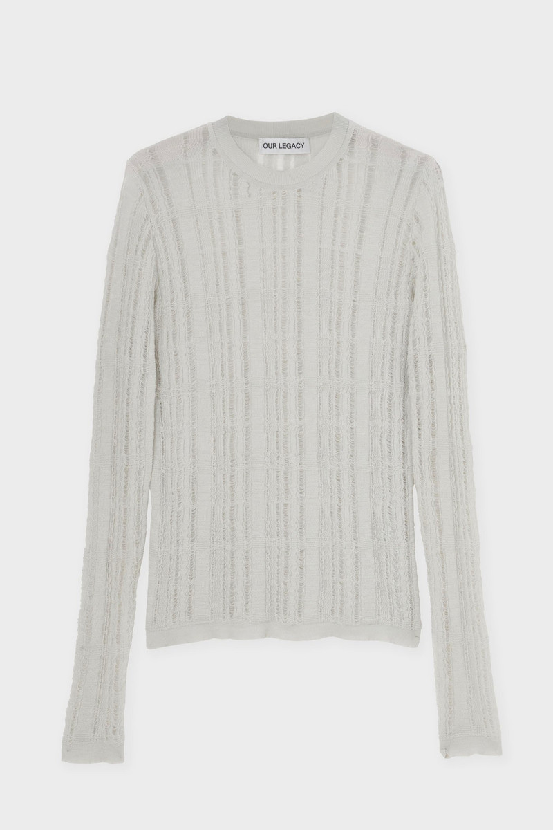 Formal Roundneck Cloud Grey Tech Cotton 1