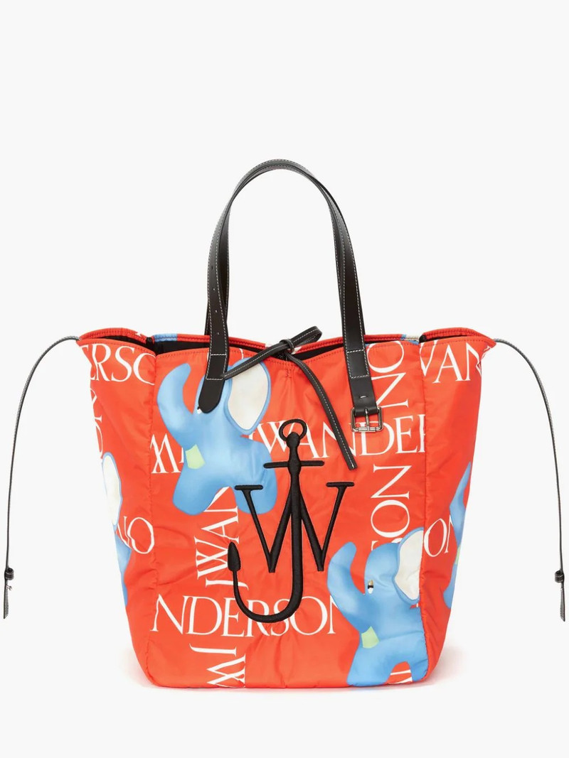 BELT TOTE CABAS BAG WITH ELEPHANT MOTIF 1