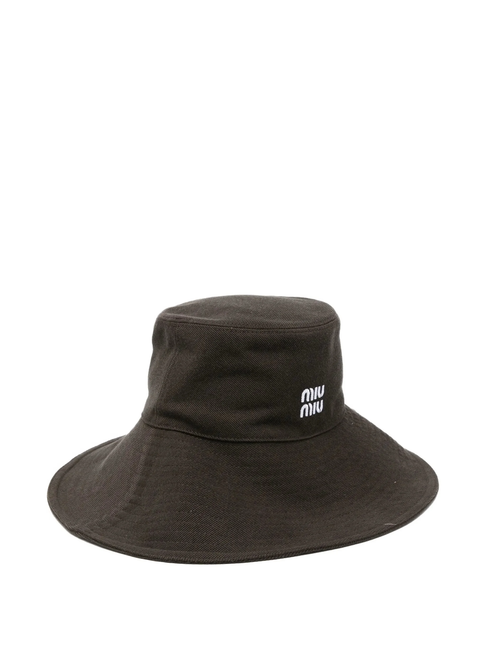 Miu Miu Logo Bucket Hat - 1