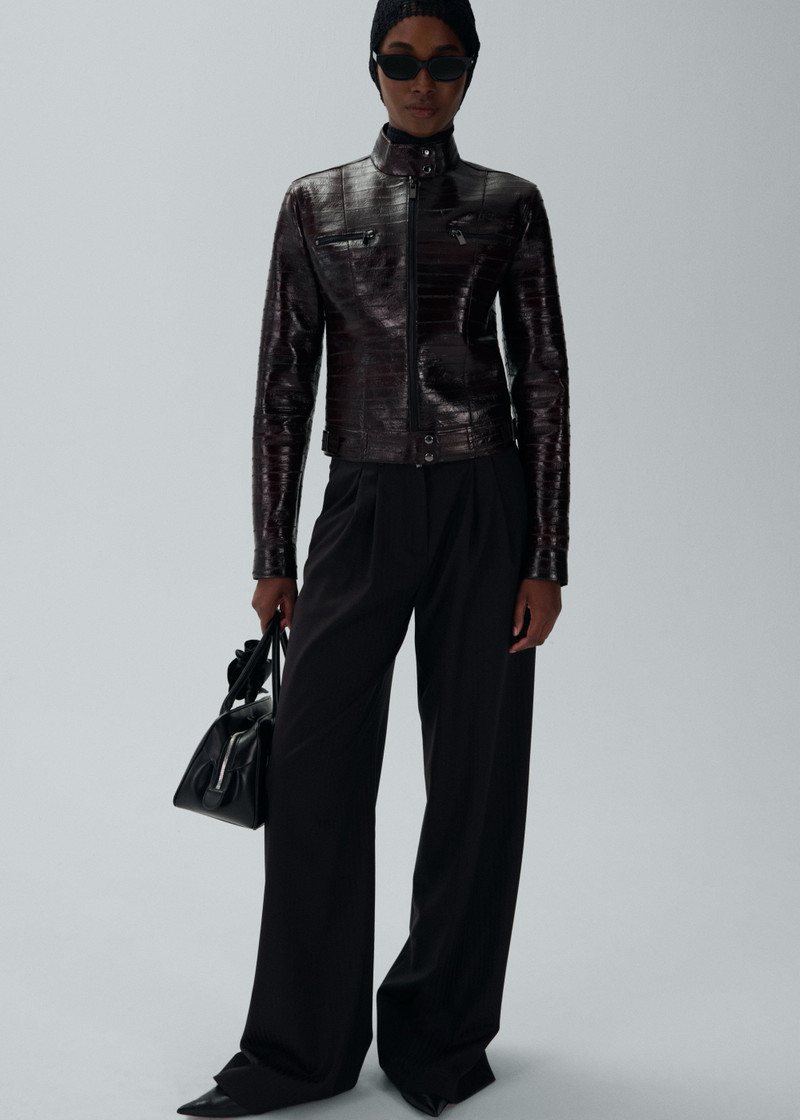 MAGDA BUTRYM Wide-leg wool trousers in black outlook
