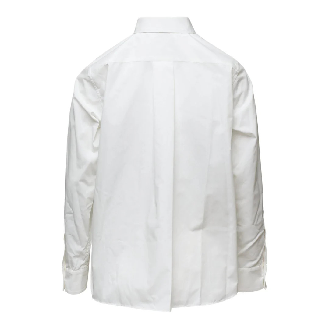 Poplin X Chiffon Shirt - 2