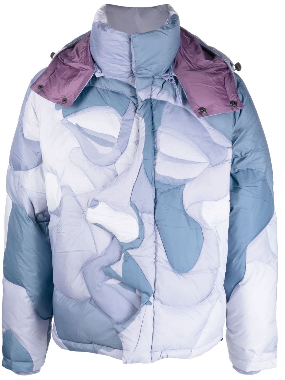 KidSuper Kissing quilted padded jacket | REVERSIBLE