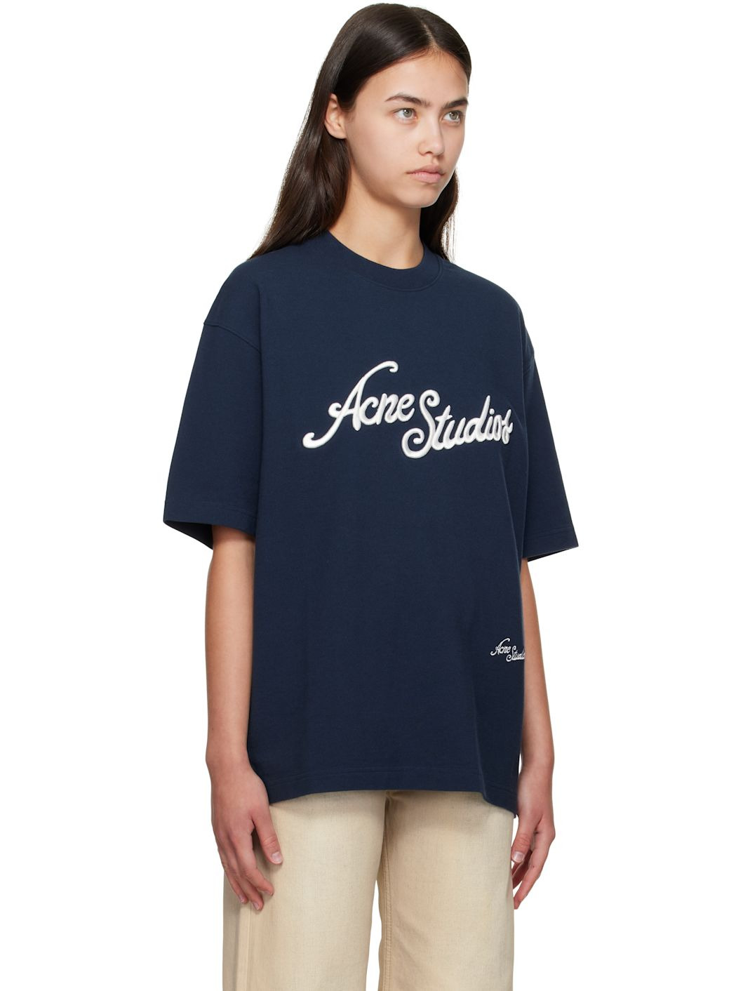 Navy Relaxed Fit Logo T-shirt - 2