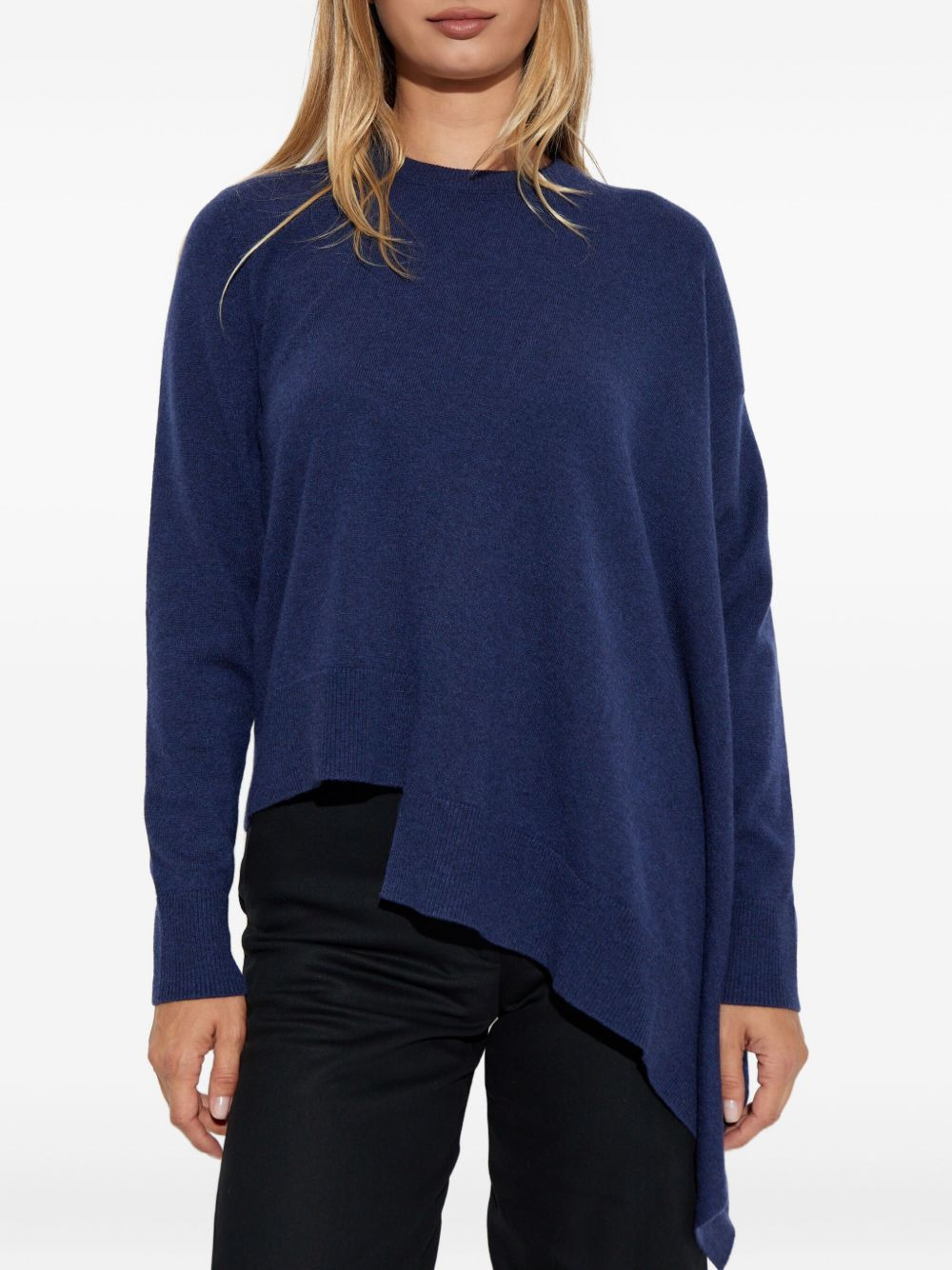 asymmetric cashmere sweater - 3