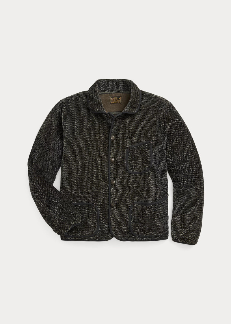 Tweed-Print Corduroy Jacket 1