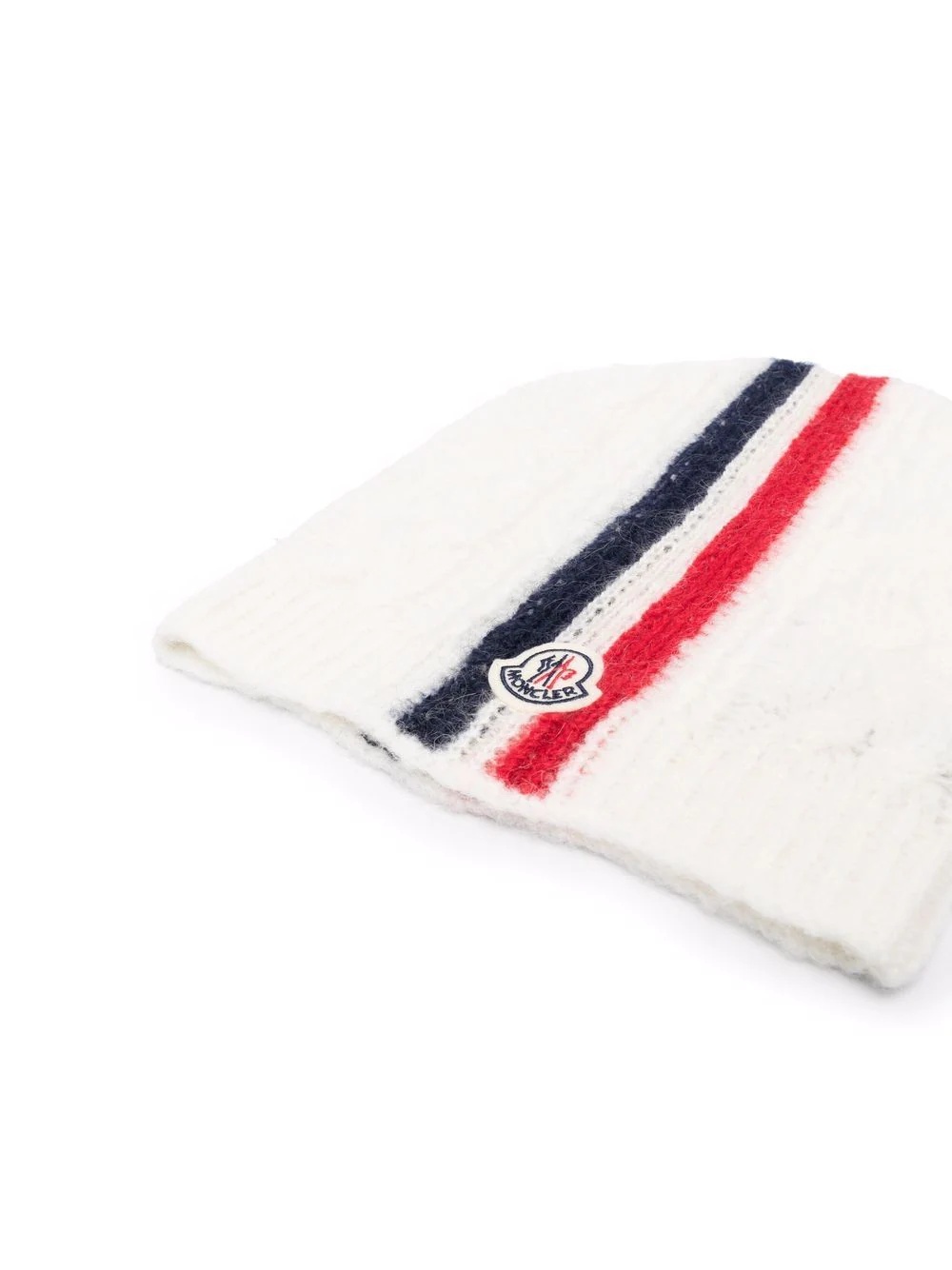 logo-stripe beanie - 2