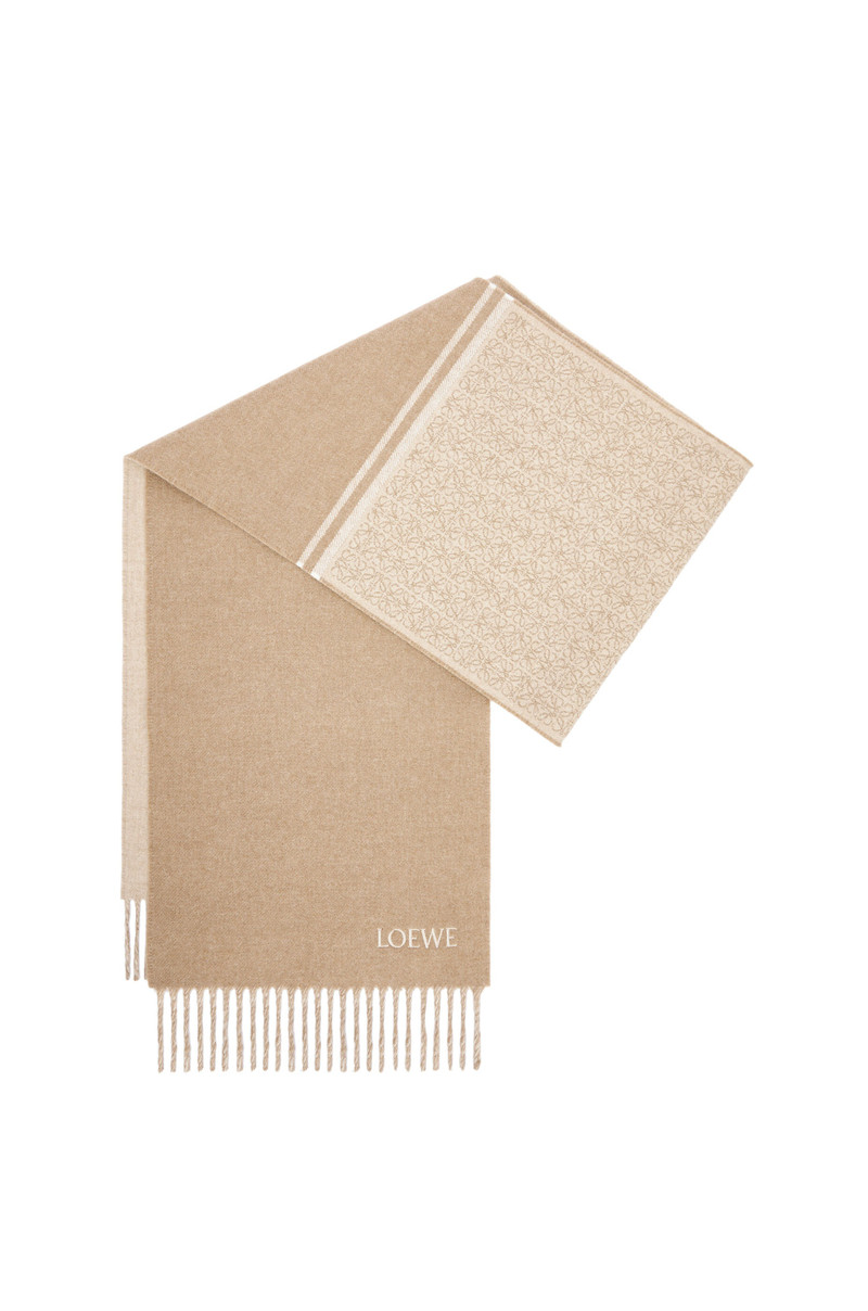 Loewe Scarf in wool and cashmere outlook