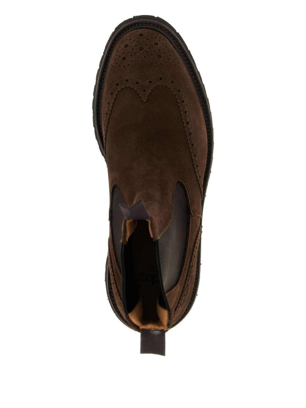 Henry elastic-strap brogue boots - 3
