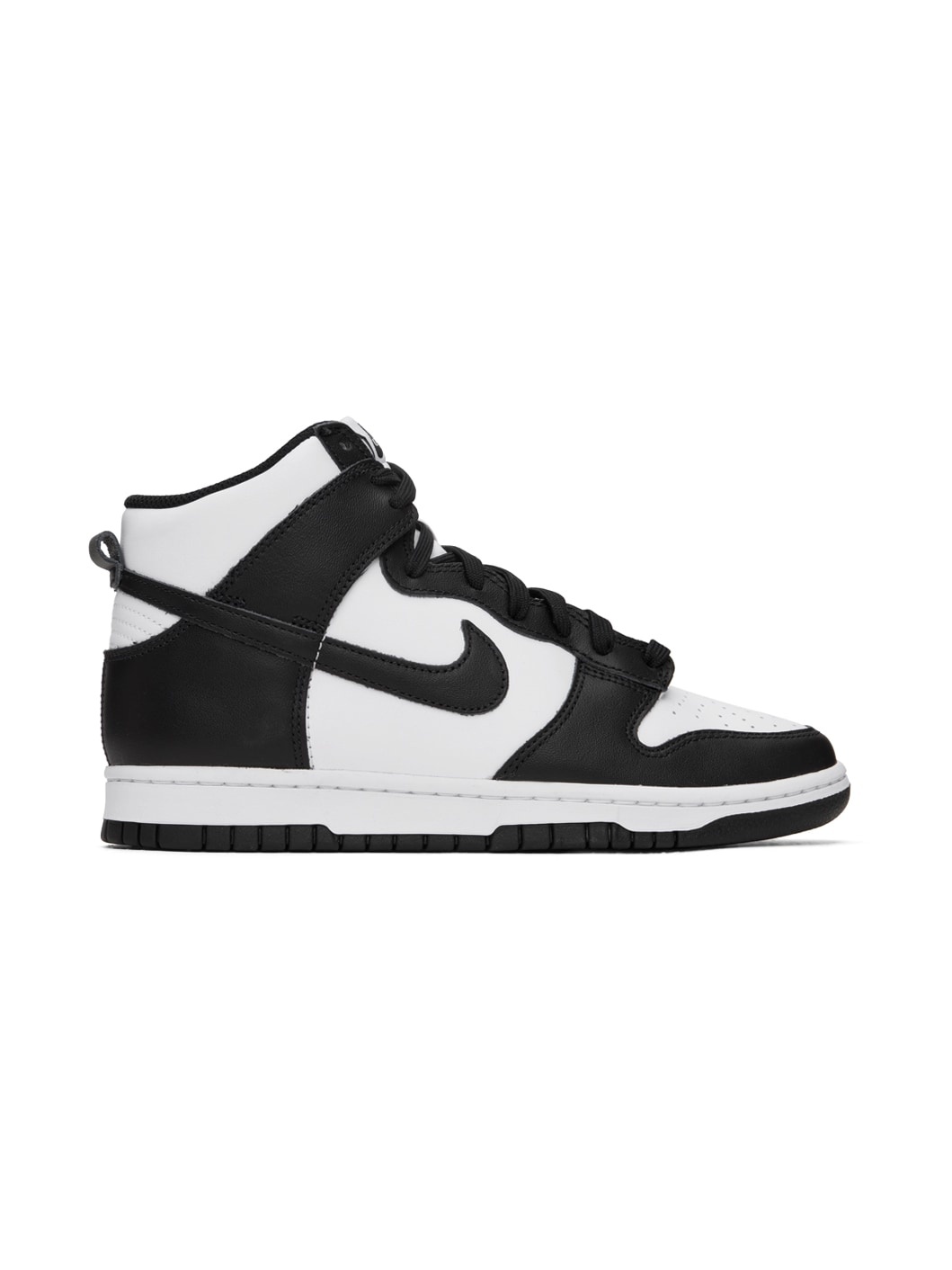 Nike Black & White Dunk Hi Retro Sneakers REVERSIBLE