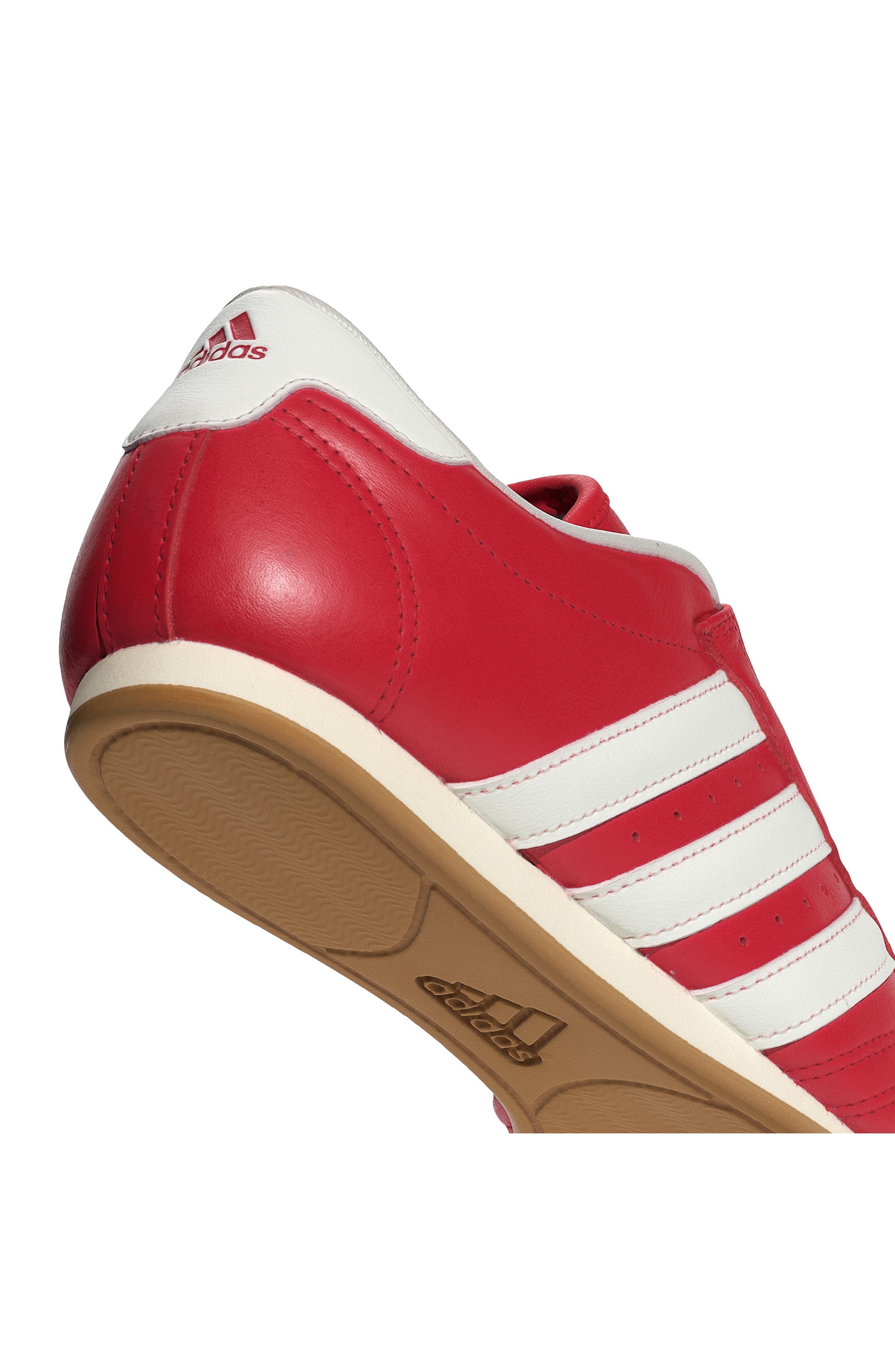 adidas Taekwondo Shoe in Off White/Better Scarlet/Gum at Nordstrom - 9