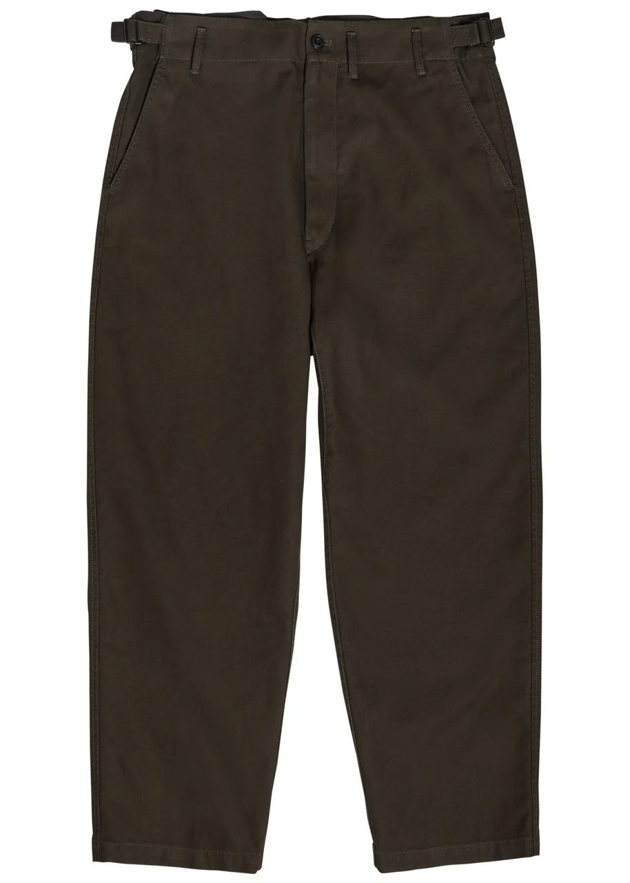 Lemaire Carrot Tapered-leg Twill Trousers - 1