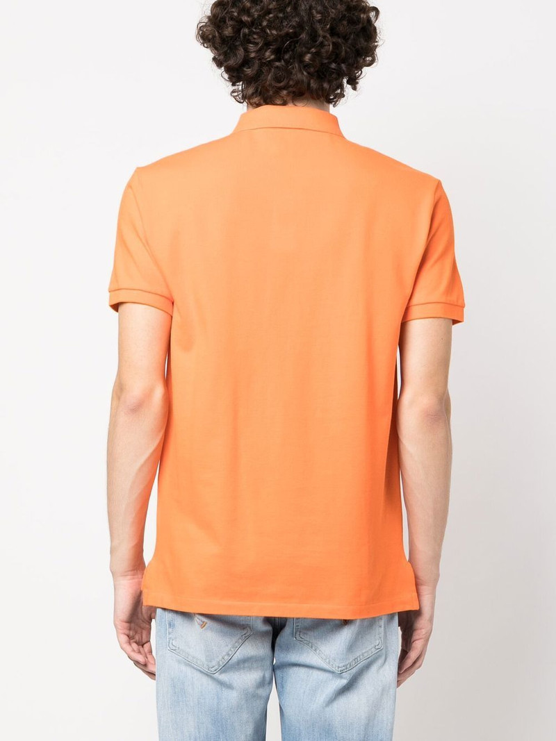 embroidered-logo polo shirt 4