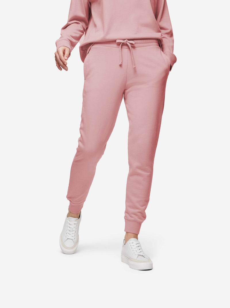 Women's Sweatpants Quinn Cotton Modal Rose Pink - 2