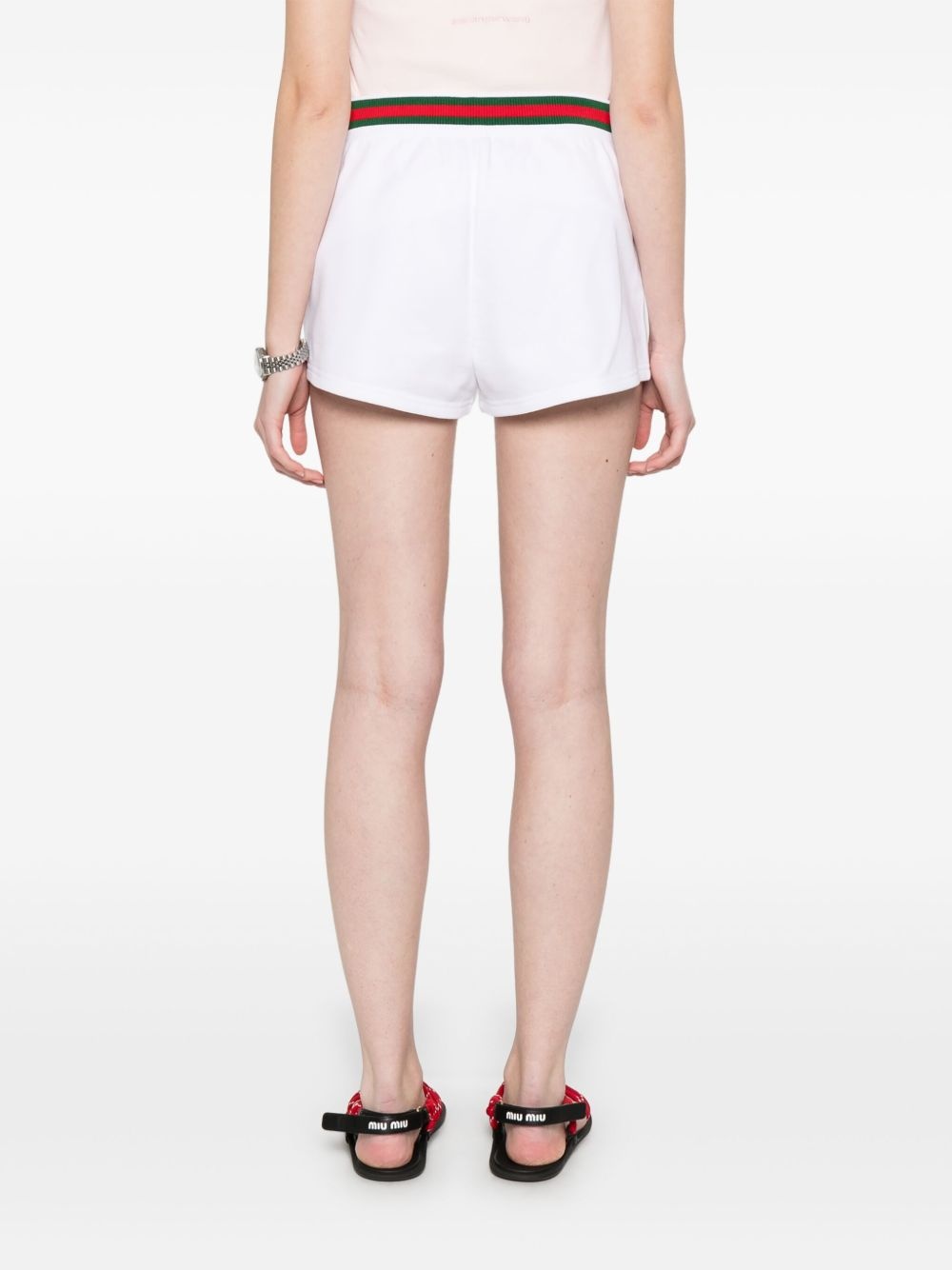 cotton jersey shorts - 4