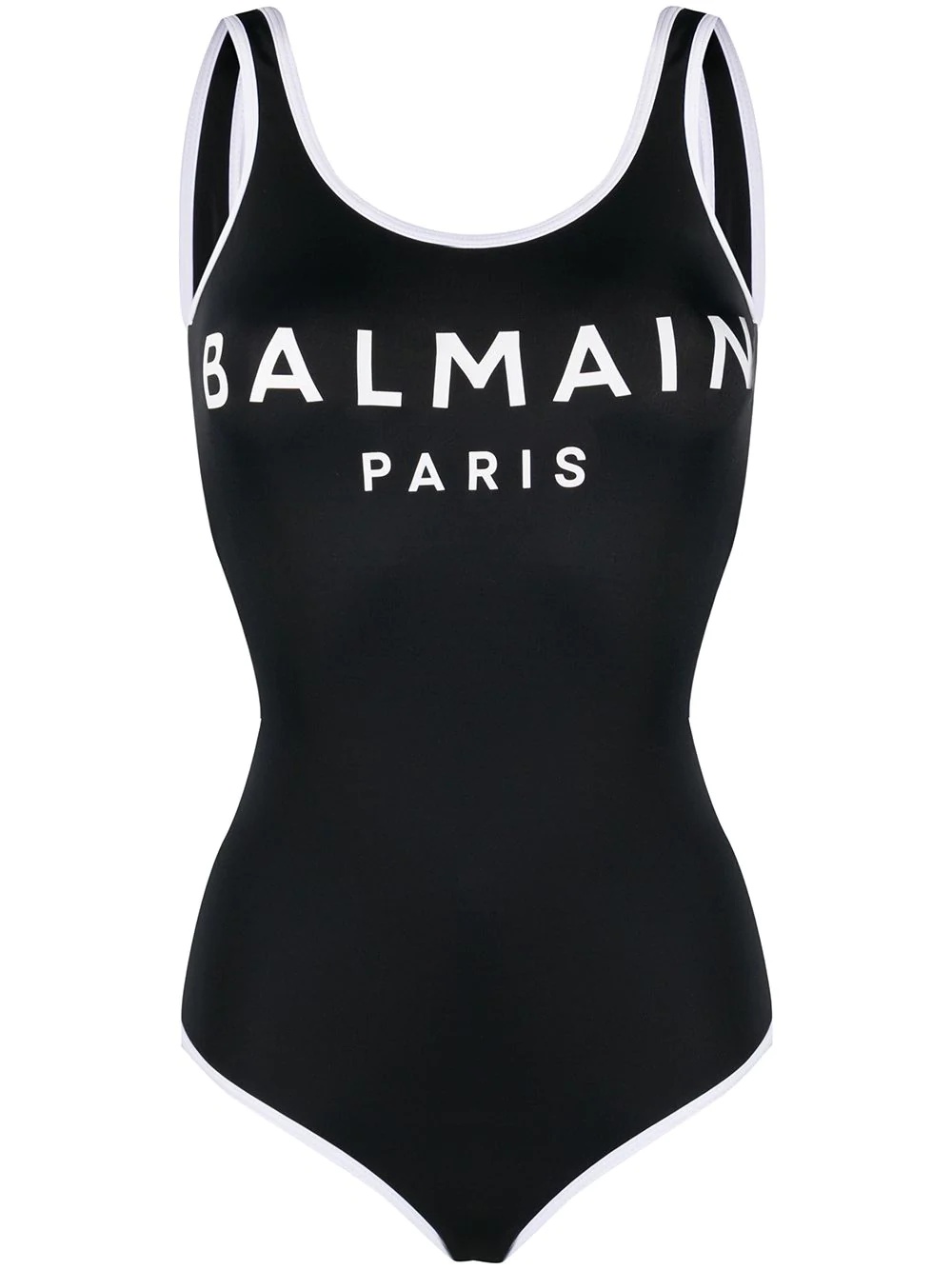 one-piece logo swimsuit - 1