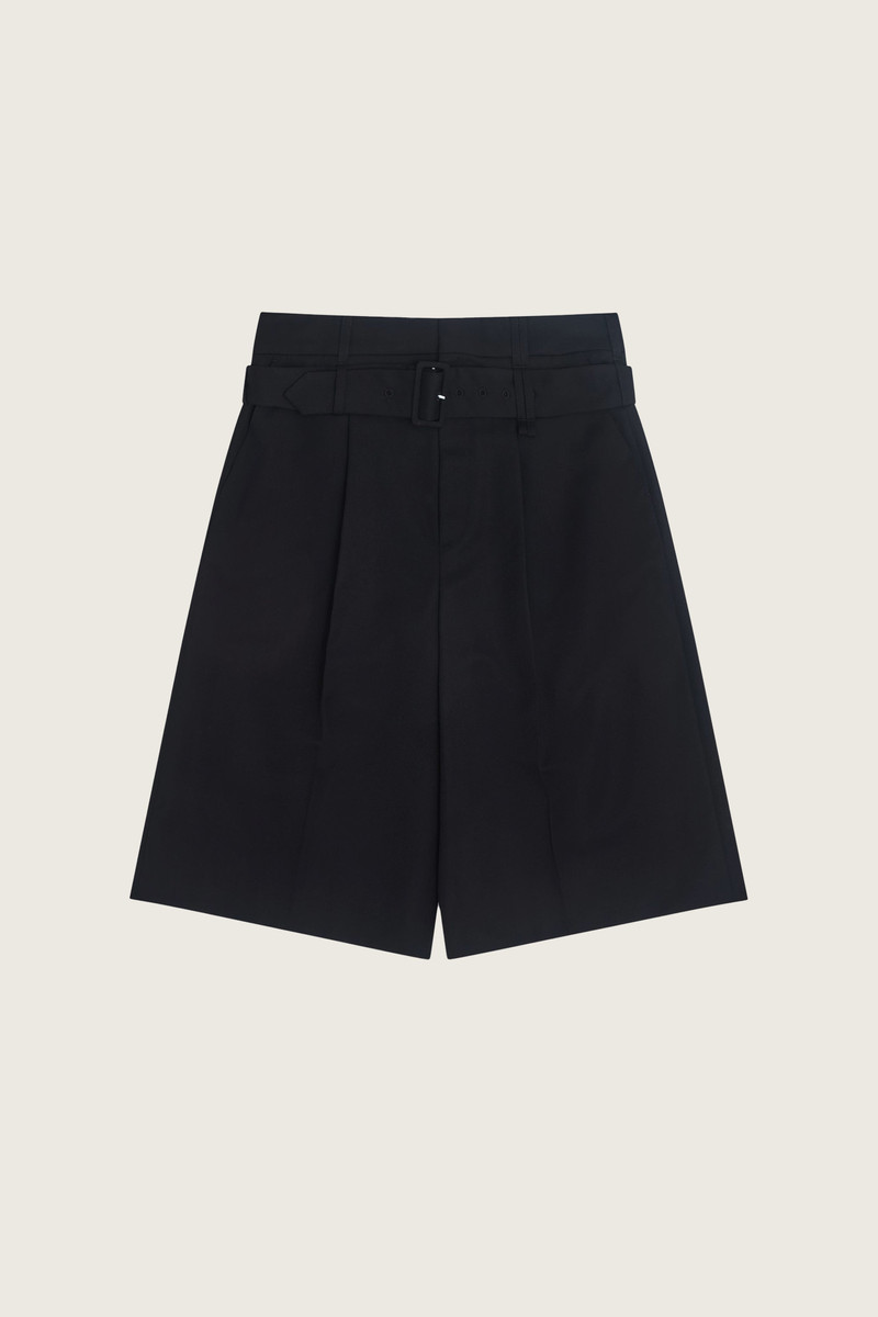 Wide Leg Multi Belt Loop Shorts 1