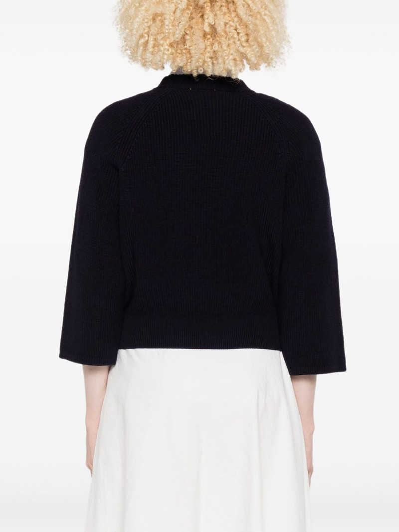raglan-sleeve cropped sweater 4