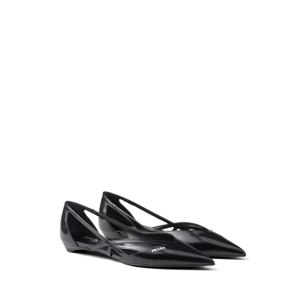 Prada Black Ballet Flats Women - 4