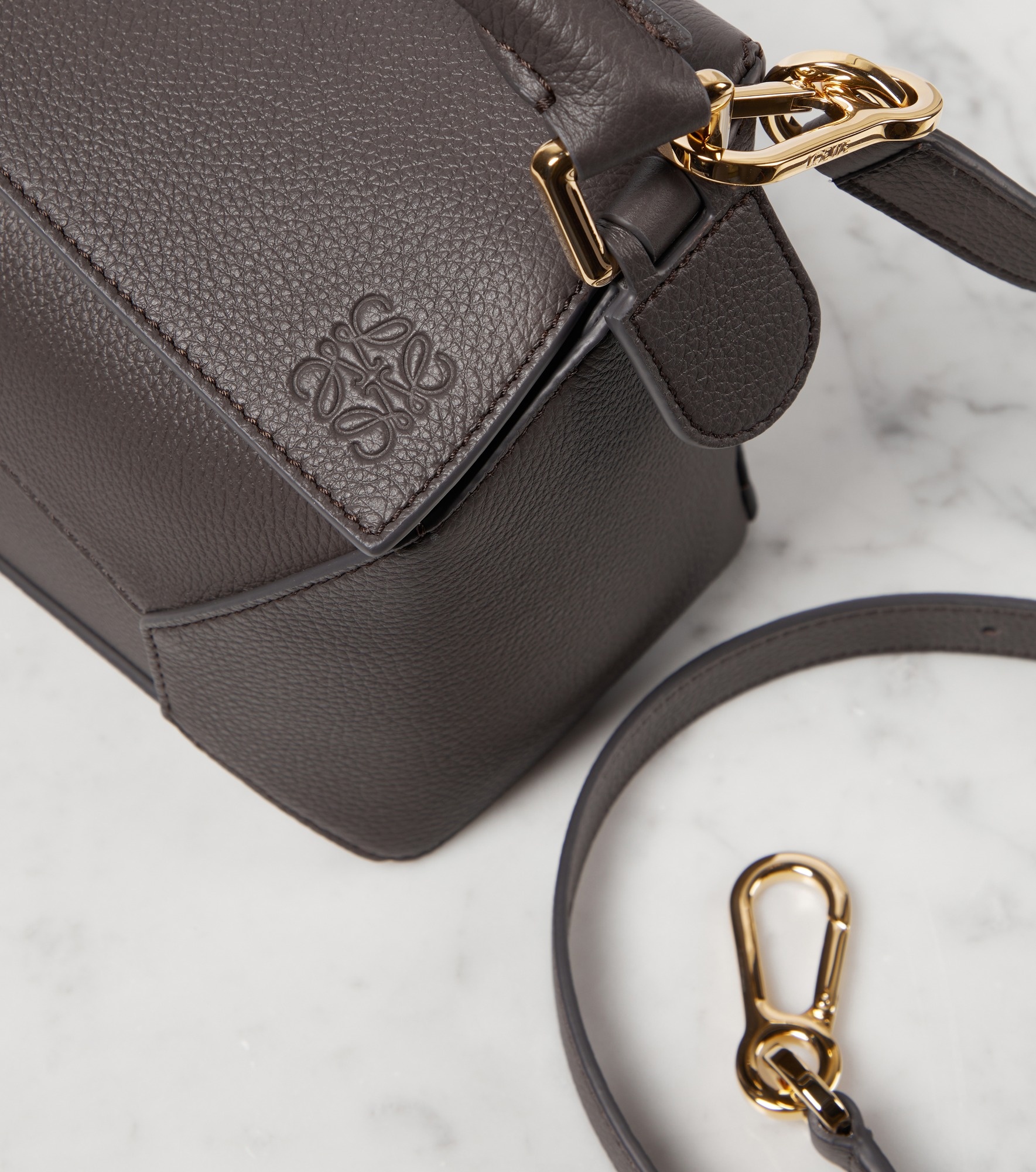 Puzzle Small leather shoulder bag - 6
