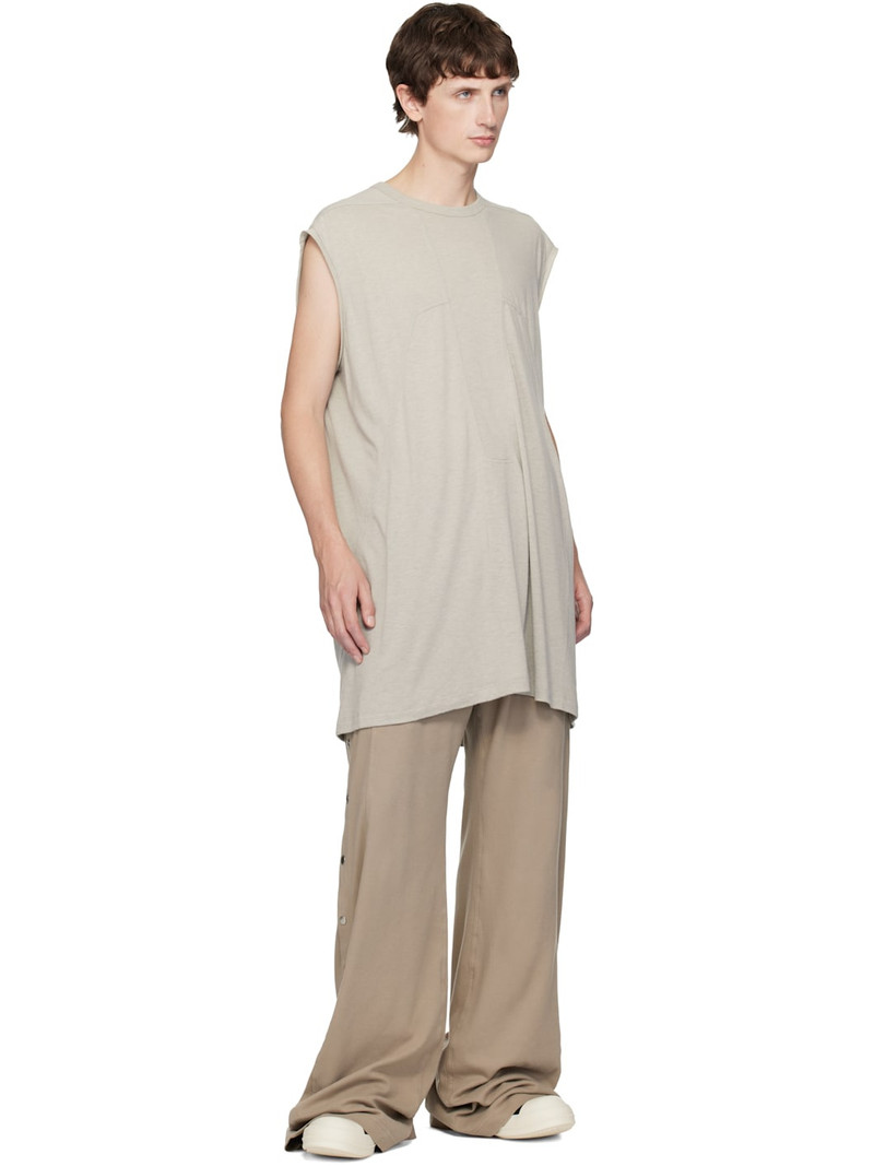 Rick Owens DRKSHDW Taupe Concordians Pusher Sweatpants outlook