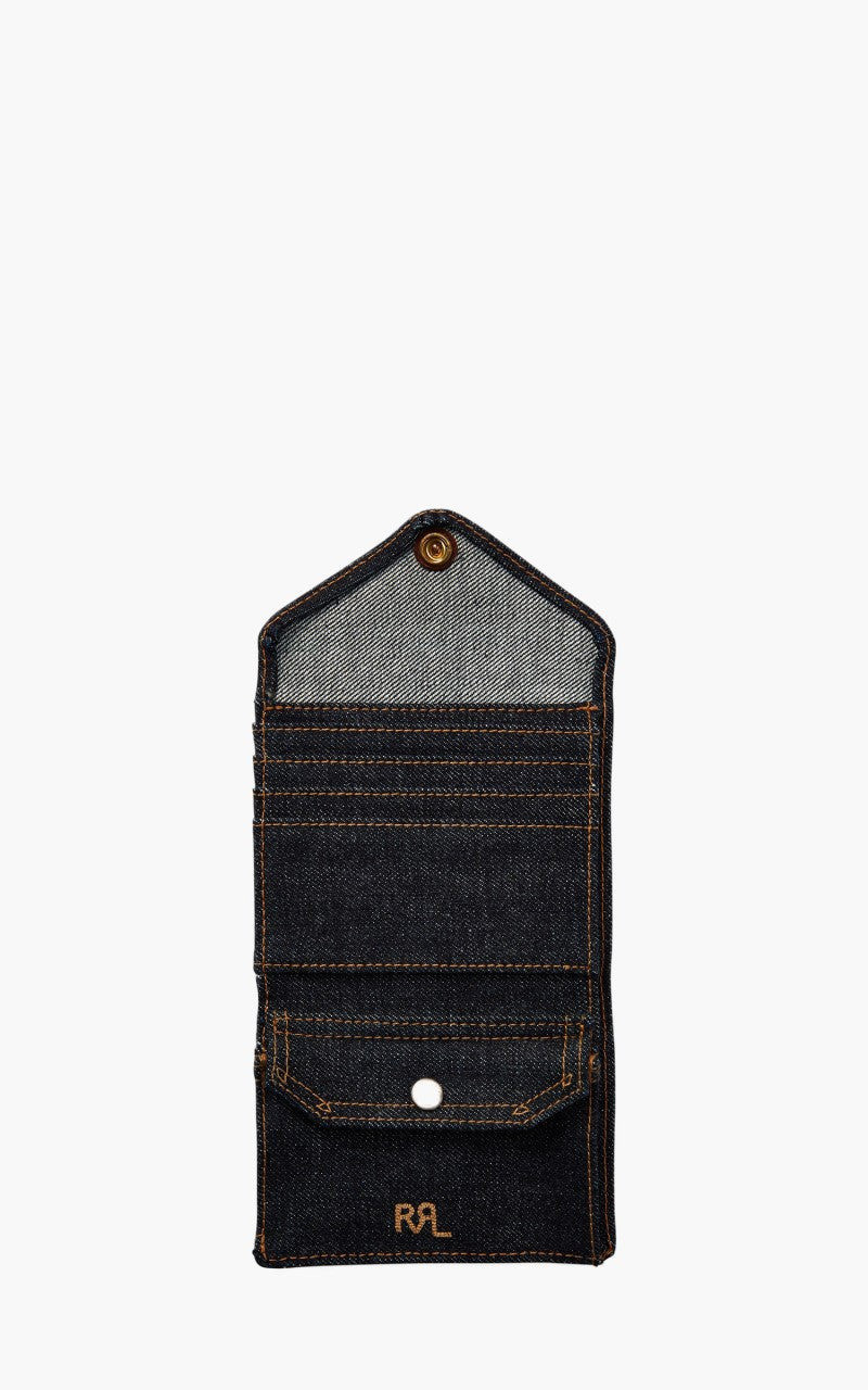 RRL by Ralph Lauren RRL BILLFOLD WALLET INDIGO DENIM outlook