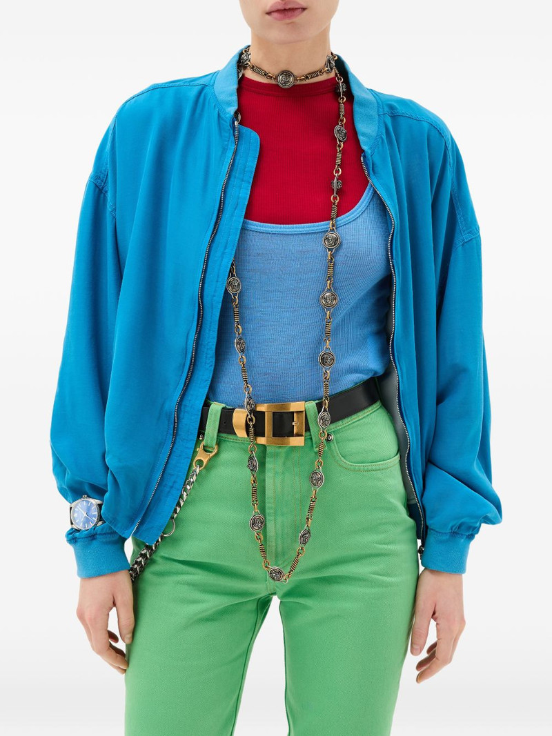 VERSACE ribbed top outlook