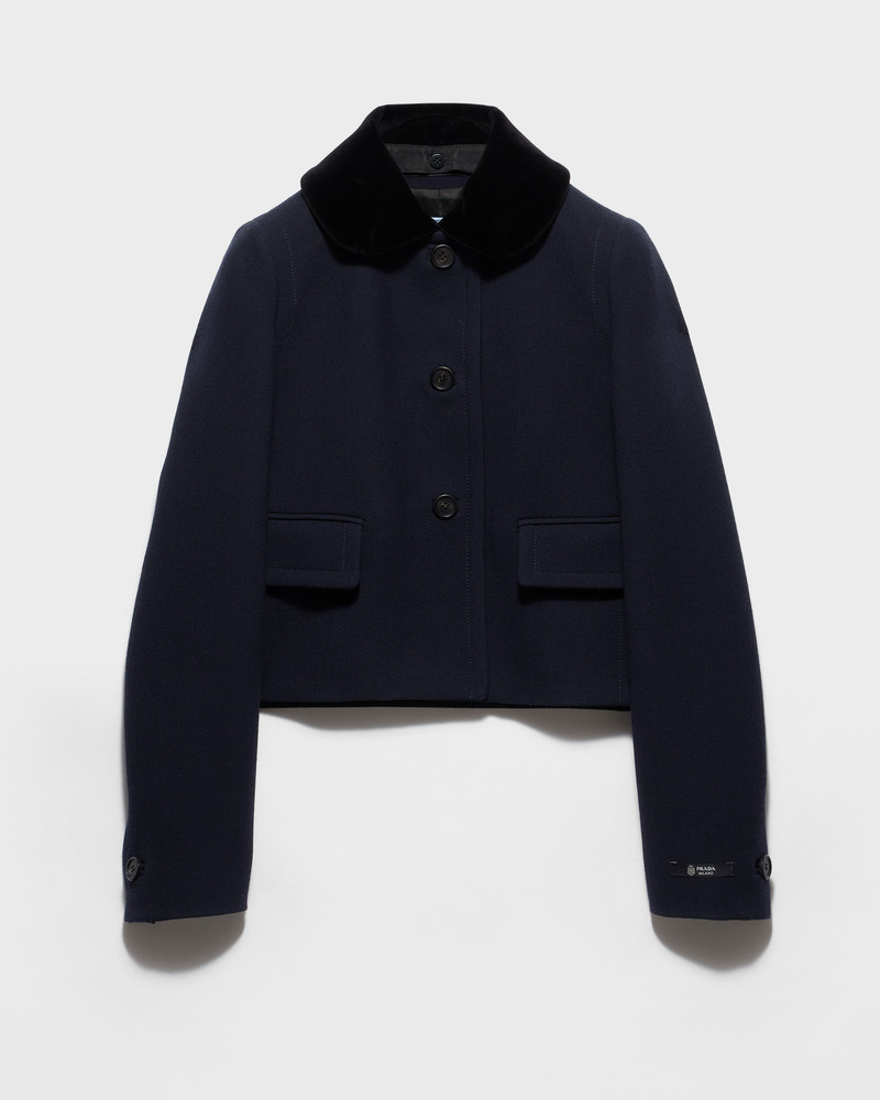 Single-breasted natté fabric jacket 1
