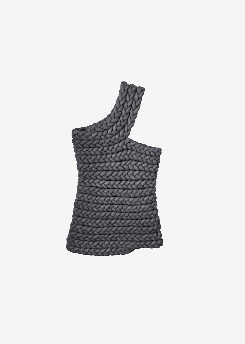 Bevza Tisto Top - Dark Grey 1