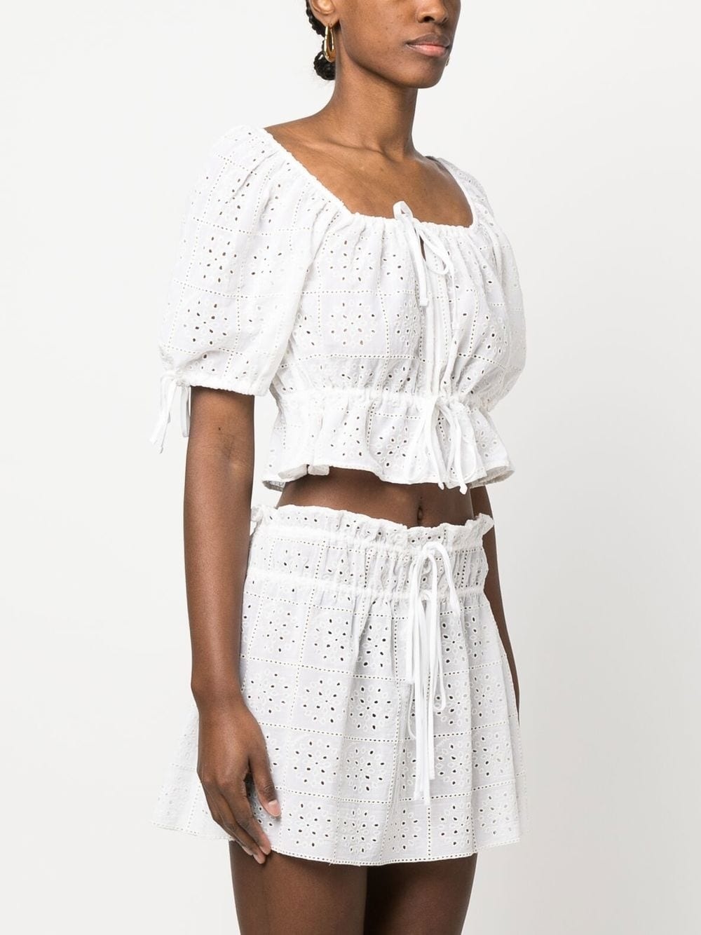 broderie anglaise organic cotton top - 3