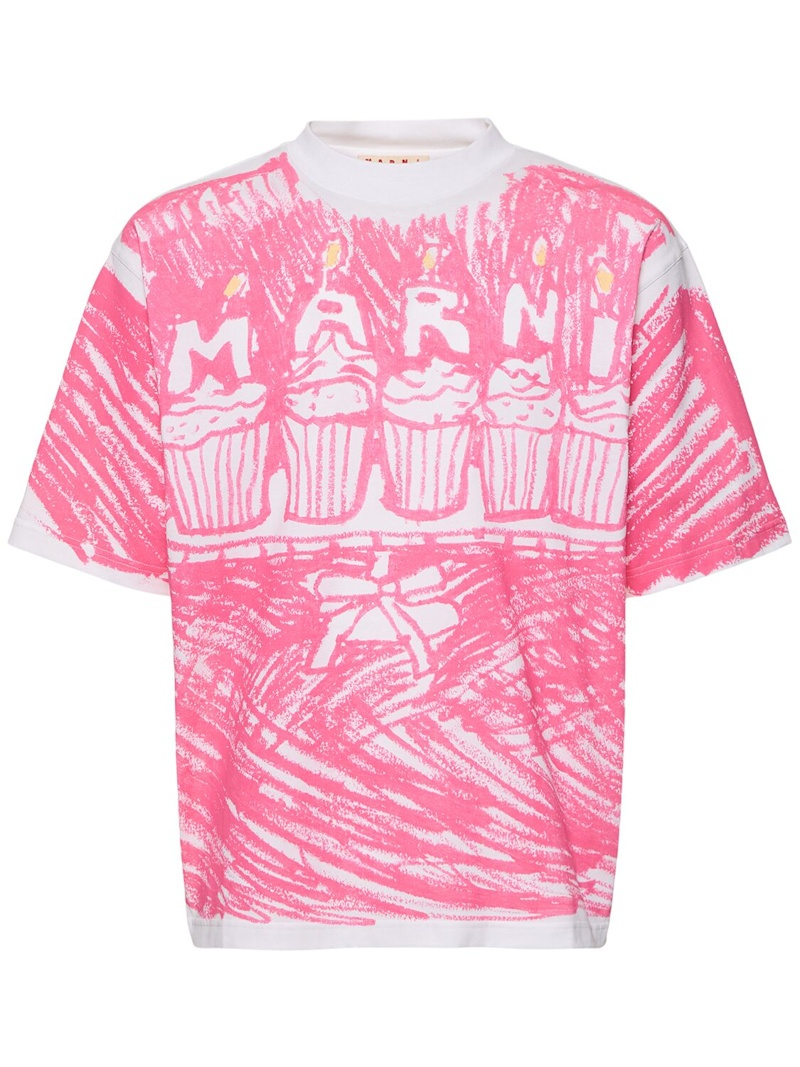 Pink Cake jersey t-shirt - 1