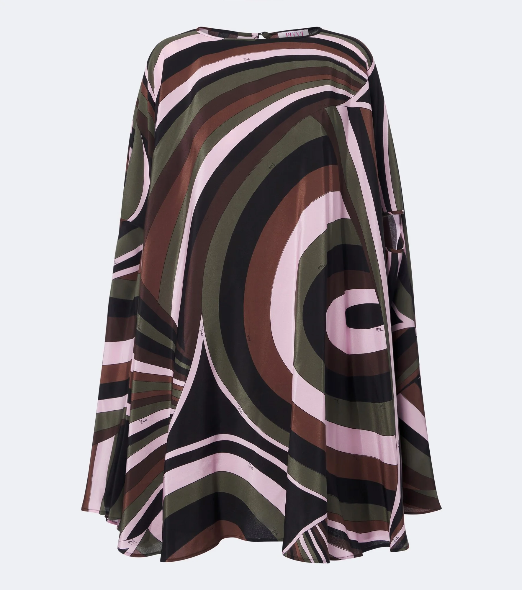 Iride crêpe de chine silk kaftan - 1