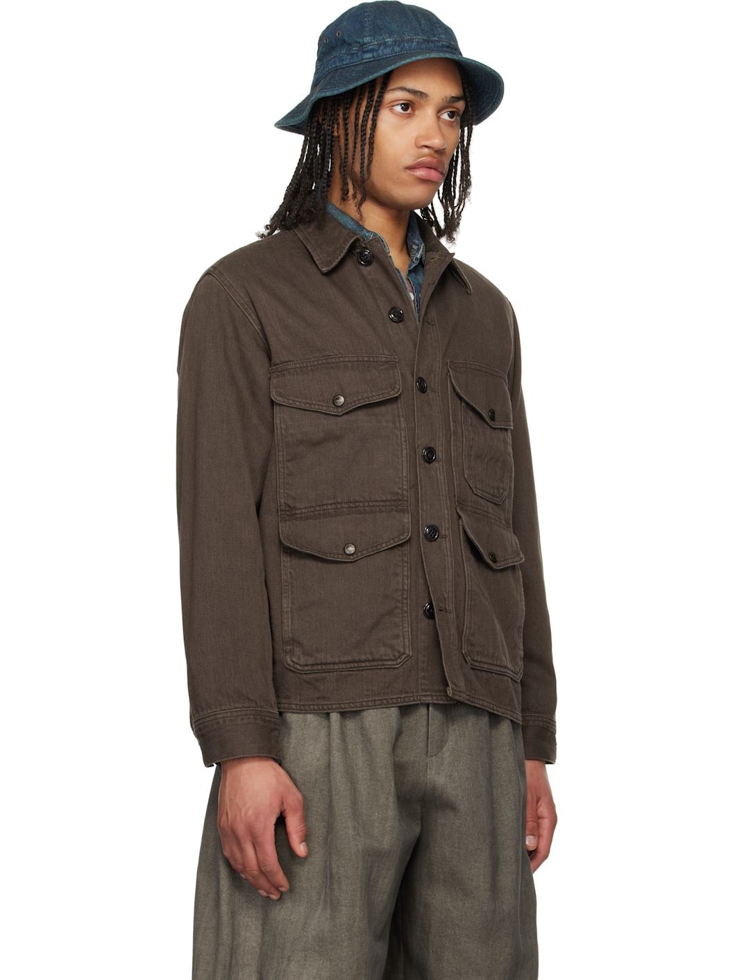 Brown Elmore Cruiser Denim Overshirt - 2