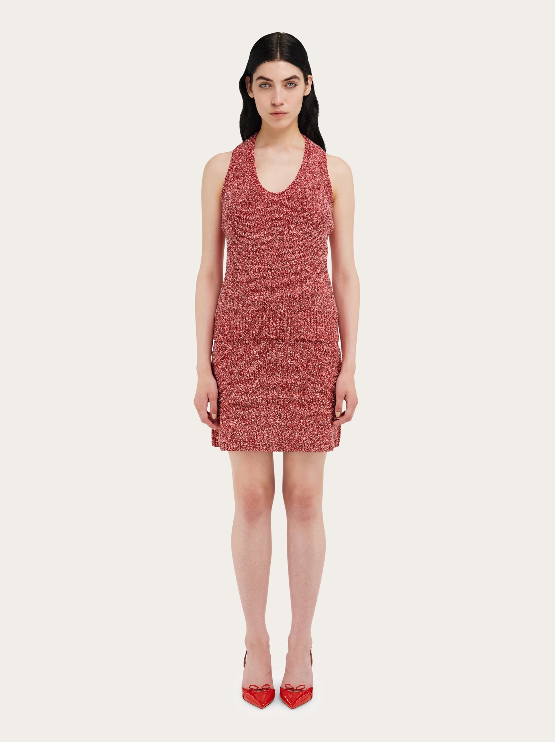 Bouclé mini skirt - 6