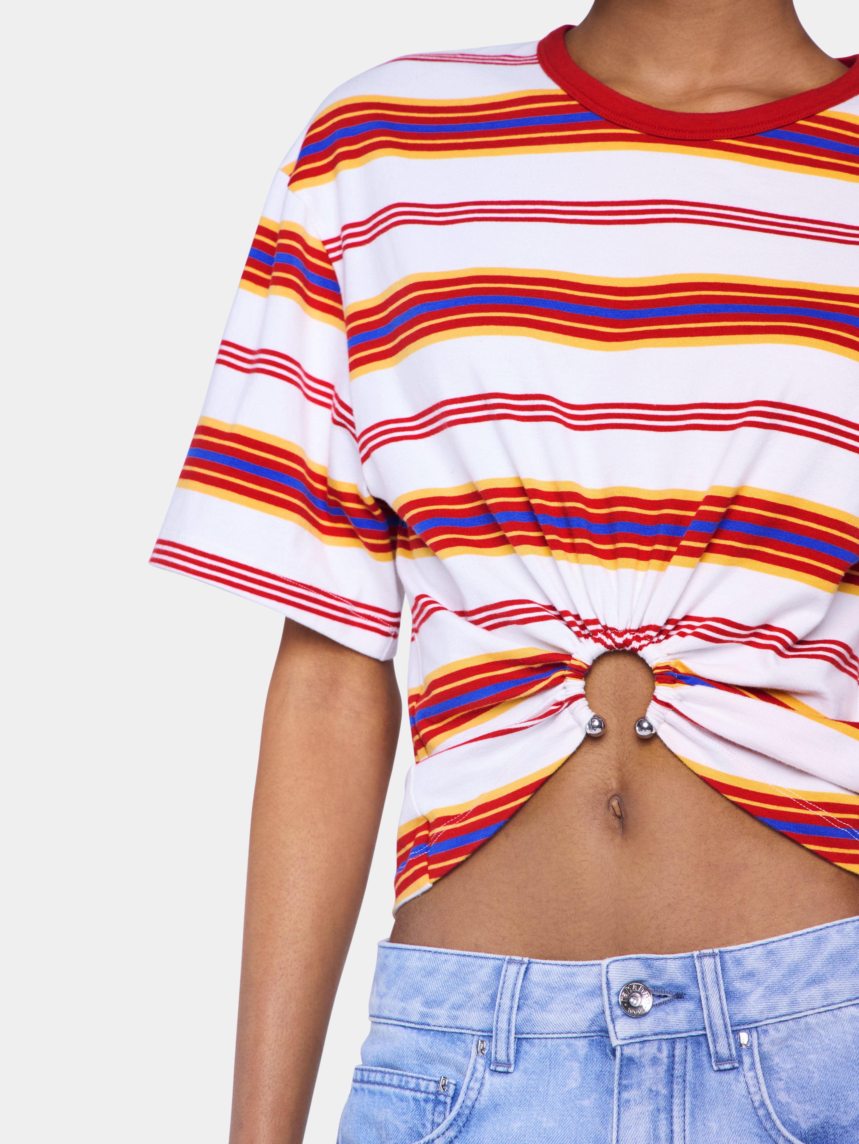 CROPPED T-SHIRT IN COTTON - 5