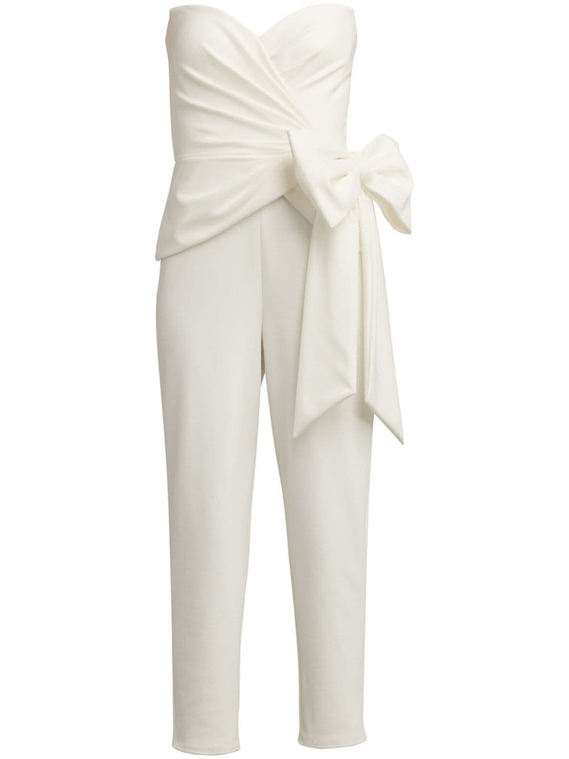 bow-detail cropped jumpsuit 1
