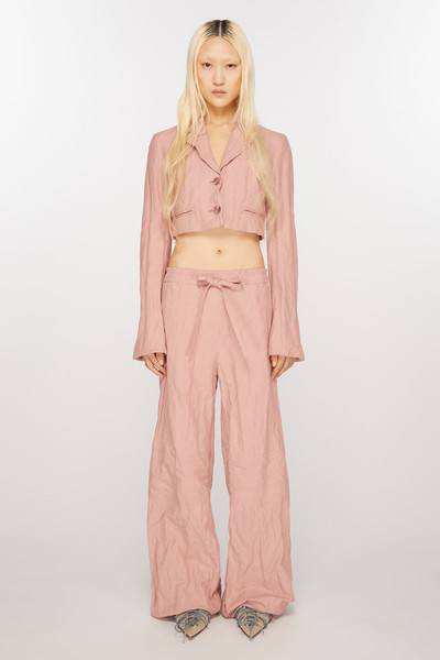 Acne Studios Casual trousers - Old pink outlook