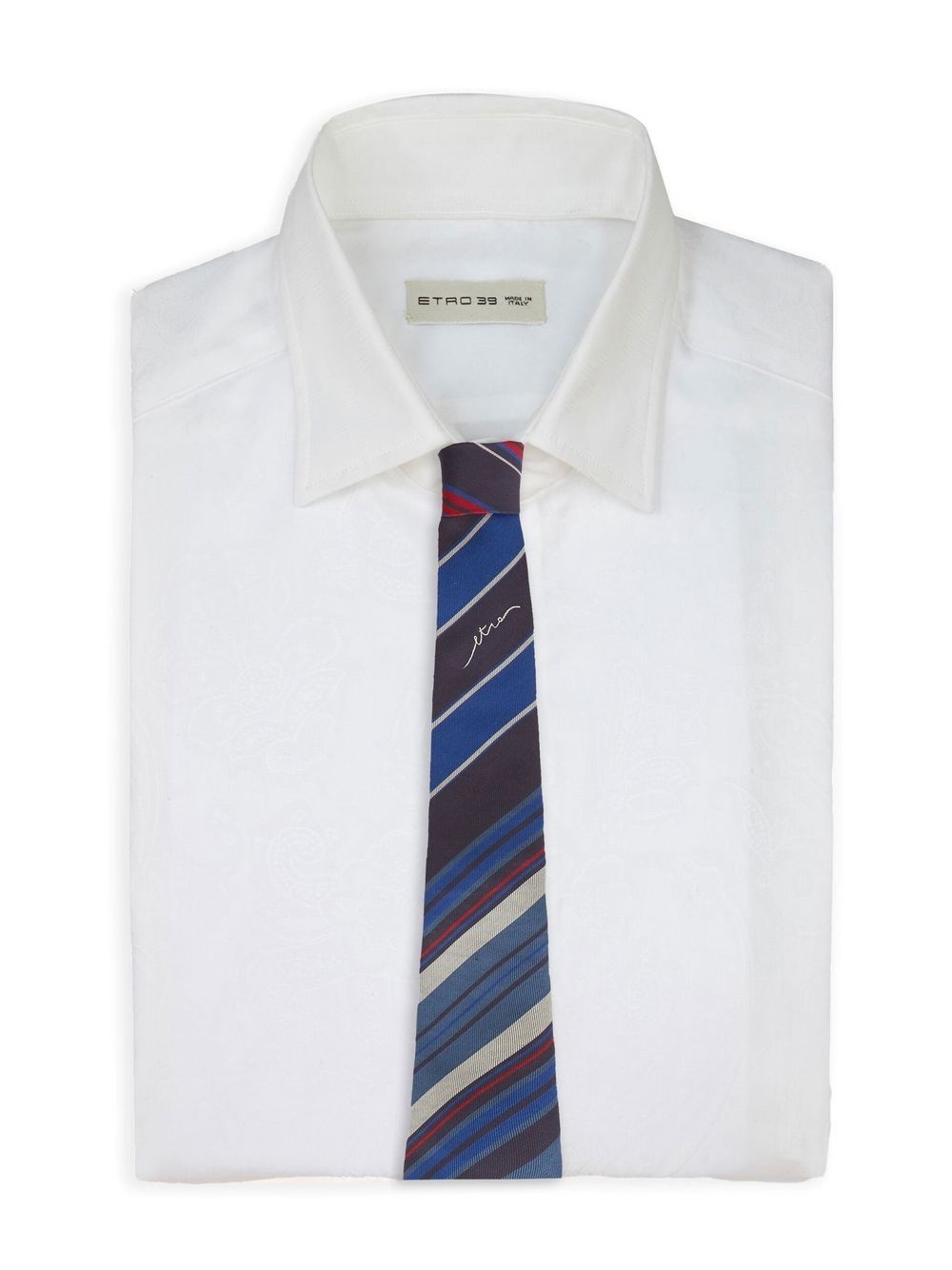 diagonal stripe pattern tie - 3