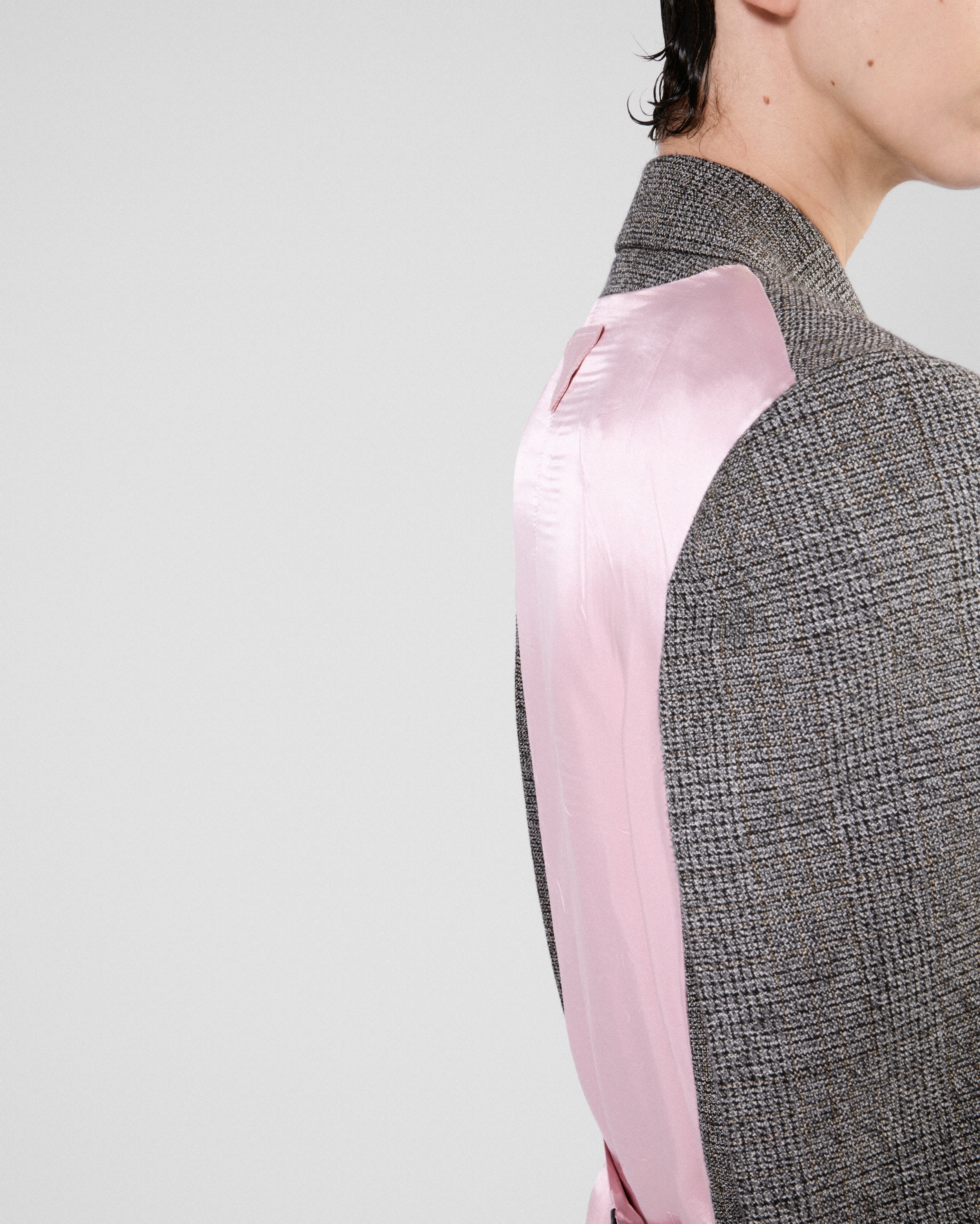 Double-breasted Prince of Wales checked jacket - 6