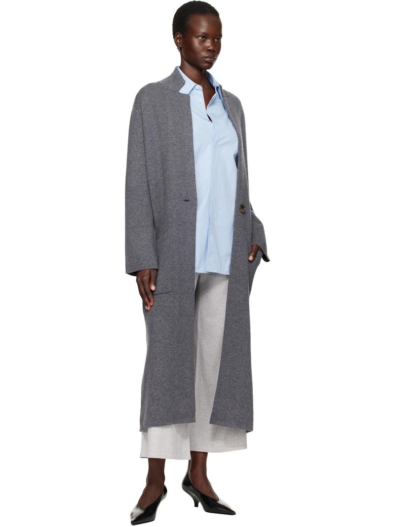 LISA YANG Gray Amie Coat outlook