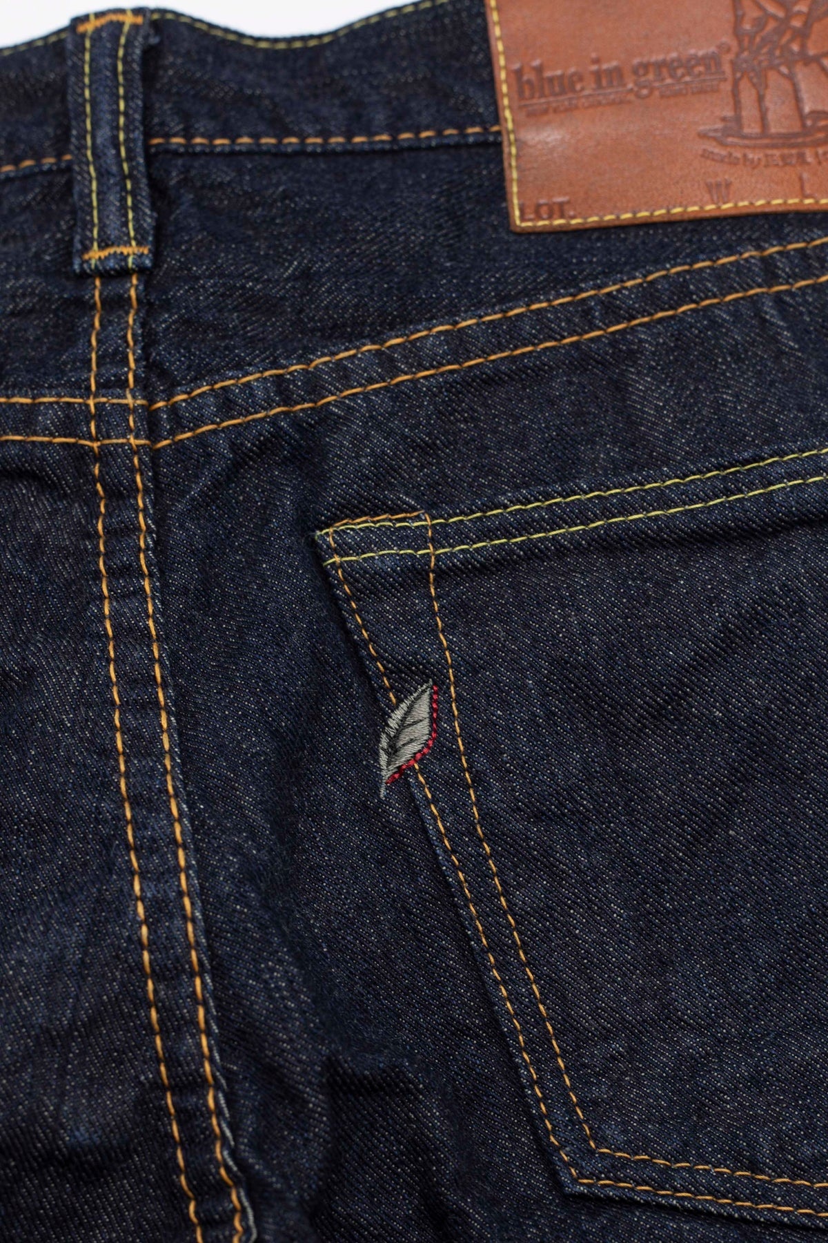 XX-011 Slim Tapered Jeans Blue In Green Exclusive Version - 4