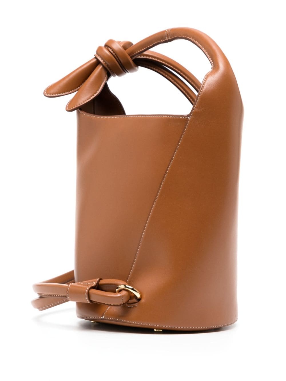 Le petit Tourni leather bucket bag - 3